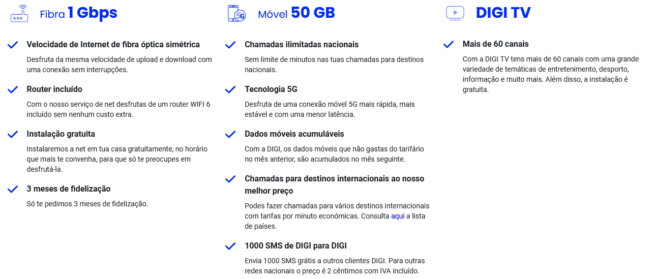 DIGI tarifarios mais barato