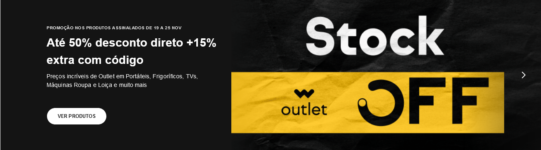 Outlet Worten aproveita o desconto extra 15% com cupão