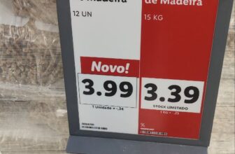 Saco PELLETS Nova lenha ao melhor preço (3,49€ 15 Kg) No Lidl