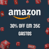 30% off em 35€ gastos Oferta Amazon