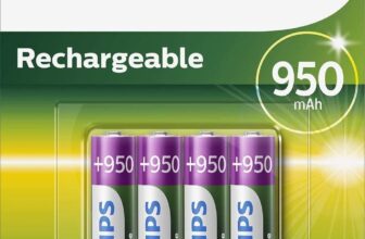 PHILIPS Pilhas recarregáveis AAA 950 mAh