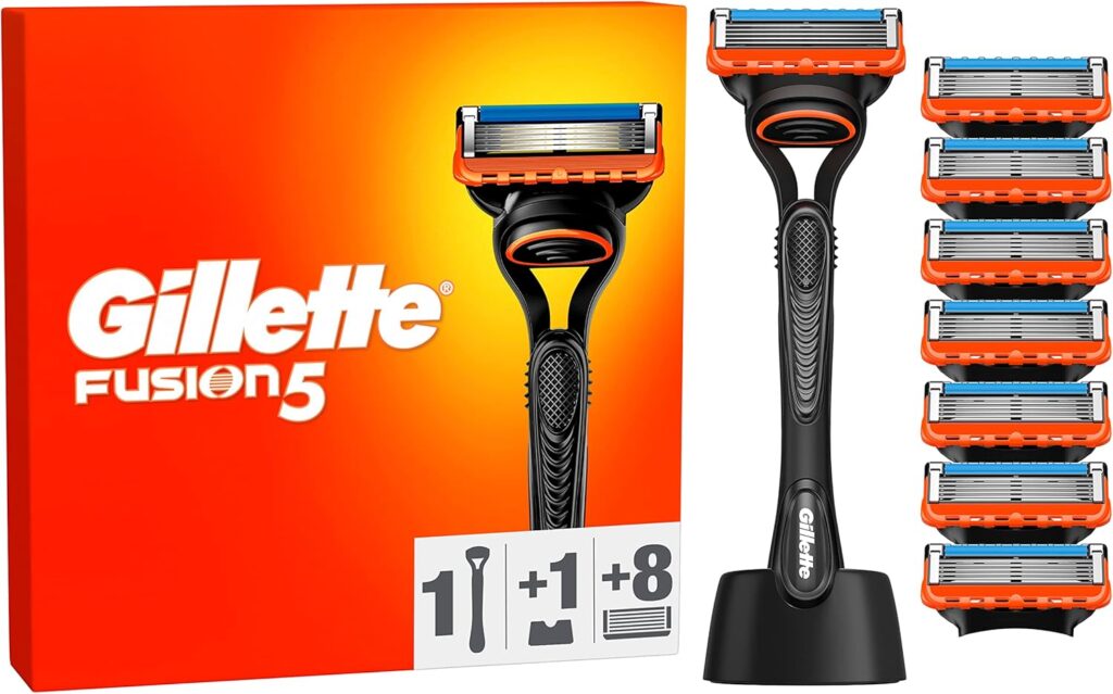 8 laminas Gillette Fusion 5 aparador de precisão