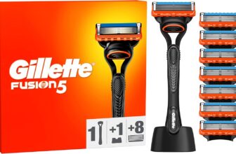 8 laminas Gillette Fusion 5 aparador de precisão