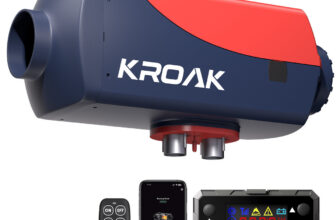 Aquecedor inteligente com bluetooth KROAK F1 5-8KW 12V 24V (Mínimo Histórico)