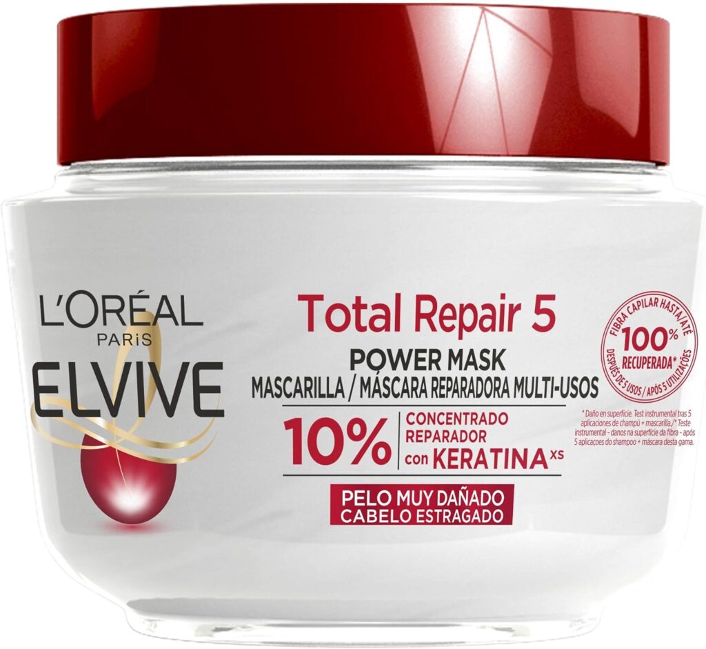 Elvive máscara total Repair 5, (3 x 310 ml)