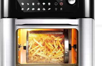 Uten Fritadeira sem óleo 10L, Air fryer de 1500 W