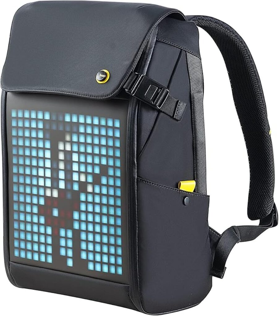 Divoom Pixoo Pixel Art Mochila, Ecrã 15 polegadas