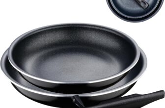 Bergner Click&Cook Black Edition, frigideiras de 22 e 26 cm