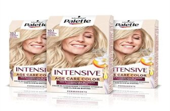 3 x Schwarzkopf Palette Intensive Age Care Tinta permanente 10,1 loiro muito claro