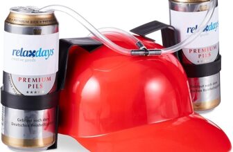 Relaxdays Boné cerveja para duas latas