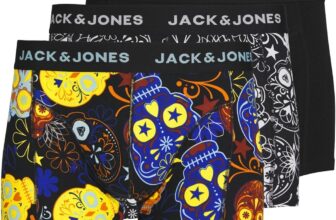 Jack & Jones Conjunto de 3 boxers estampados (S)