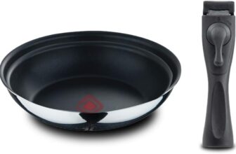Bergner CLICK & COOK Conjunto de 3 peças, frigideiras (24 26 cm)