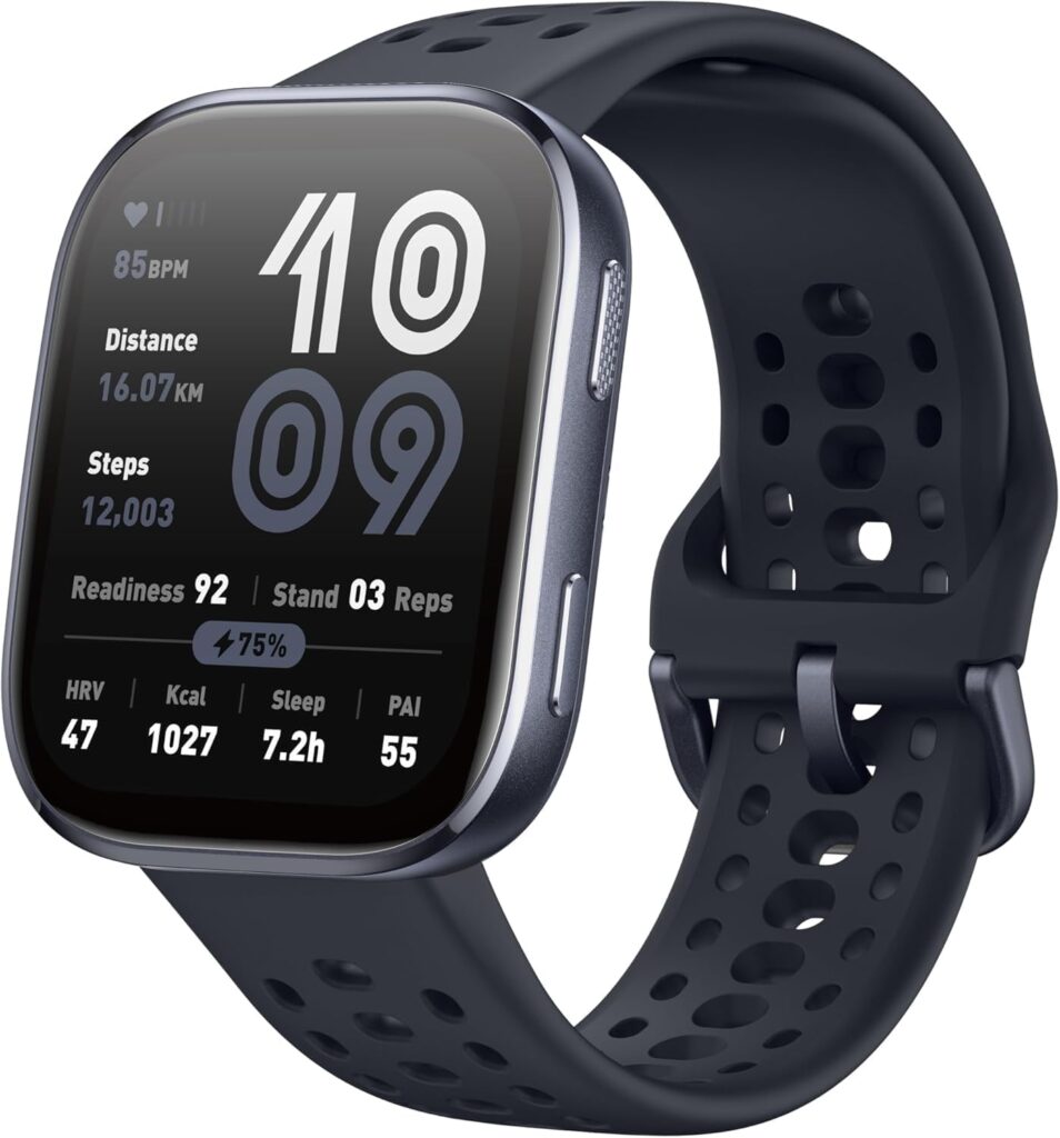 AMAZFIT Bip 6 Smartwatch 46 mm, AMOLED, GPS com mapas, IA