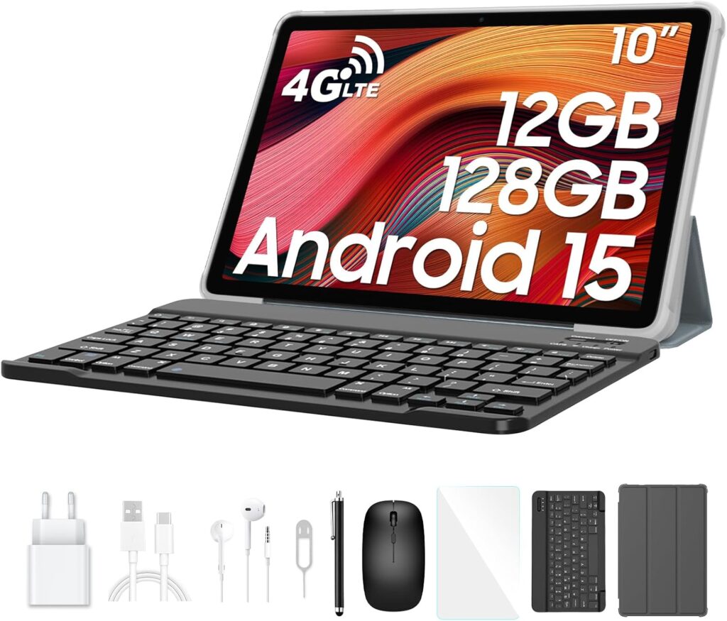 Blackview Tab 60 Pro Tablet Android 15, 12GB+128G