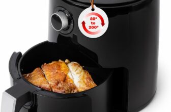 Z SwissHome PETIT Aifryer de 2,5 l 1200 W, temperatura 80 - 200 °C