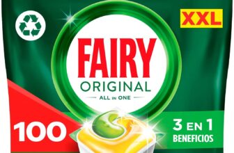 Fairy Original Tudo Pastilhas para máquina de lavar louça, 100 cápsulas