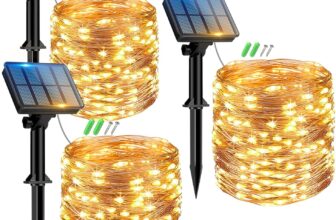 Guirlandas luzes solares para exterior - pack de 3 (Preço Exclusivo Prime)