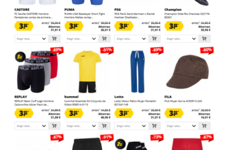 Grande Seleção de Artigos na Deporte-Outlet a um preço fixo de 3,99€
