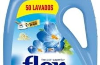 Amaciador Flor para roupa, aroma azul - 50 lavagens