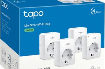 4 x Tapo P100 Mini tomada inteligente Wi-Fi, ideal para programar