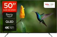 TCL 50CF630 126 cm (50") QLED Fire TV (4K Ultra HD, HDR 10+, Dolby Vision & Atmos, Smart TV)