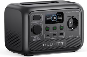 BLUETTI AC2A Gerador LiFePO4 de 204 Wh com 1 saída de AC de 300 W (pico de 600 W)