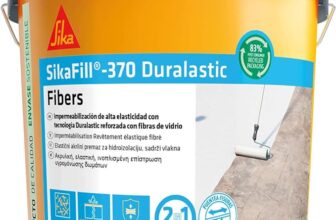SIKA - Impermeabilização reforçada com fibra - SikaFill 370 Fibers - branco 1Kg