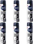 NIVEA MEN Black & White invisível original spray 72h (6 x 200 ml)