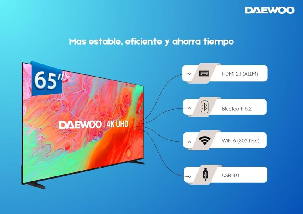Daewoo 65DM65UV Smart TV 4K UHD de 65"