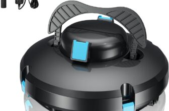 Vozascly S1 Robot Limpa fundos de piscina, bateria 130m de autonomia