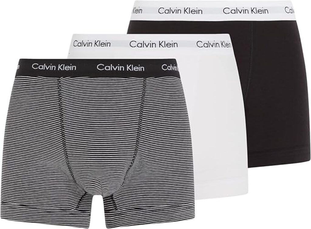Calvin Klein Pack de 3 Bóxers para Homem | Pretos e Brancos