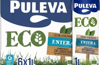 Leite ecológico Puleva ECO Entera brik 1 L, caixa de 6 (Gordo)