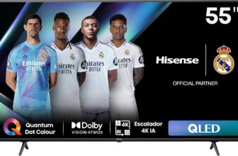 Hisense 55E7NQ - QLED Smart TV, televisão de 55 polegadas