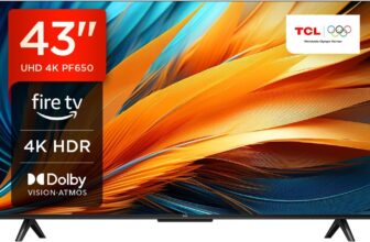 TCL 43PF650 43 polegadas 4K Ultra HD, HDR TV, Smart LED Fire TV