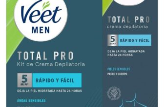 Veet Men Kit de depilação para zonas íntimas do corpo, 100 ml + 50 ml + Veet Men creme corpo 200 ml