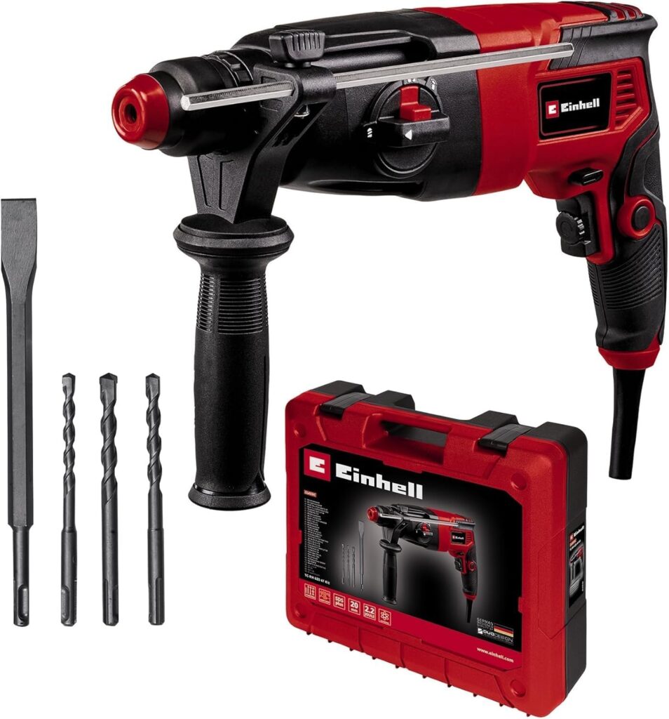 Einhell Kit de berbequim de percussão TC-RH 620 4F 620 W