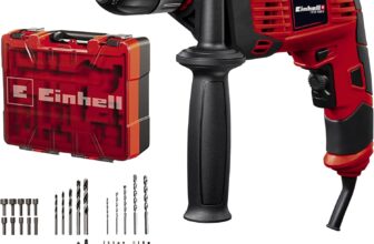 Einhell Conjunto de berbequim de percussão TC-ID 1000 E kit + 64 Acessorios