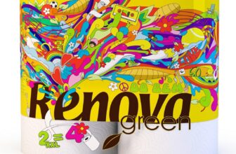 Renova Green, papel de cozinha reciclável XXL, 2 rolos