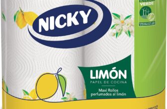 Nicky Limão papel de cozinha, 2 rolos, 2 camadas, 100 folhas por rolo