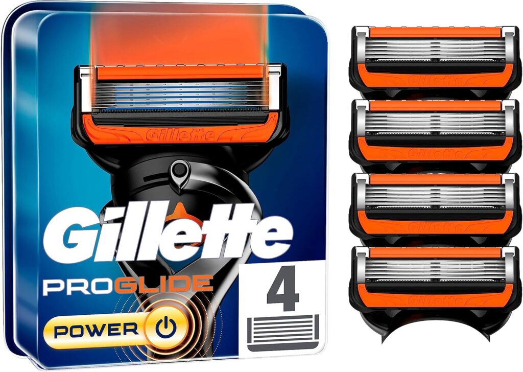 Gillette ProGlide Power Lâminas de barbear para homem 4 lâminas Gillette ProGlide Power Lâminas de barbear para homem 4 lâminas