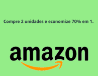 Nova Promoção Amazon | Poupa 70% em 1 unidade comprando 2