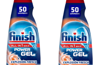 Finish All in 1 Max Power Gel detergente lava-louças desengordurante