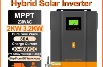 Inversor solar híbrido PowMr 2KVA 60 A ou 3,2 kW 80 A