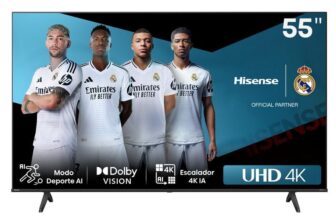 Hisense 55A6N 55 Polegadas DLED UltraHD 4K Dolby Vision VIDAA Smart TV