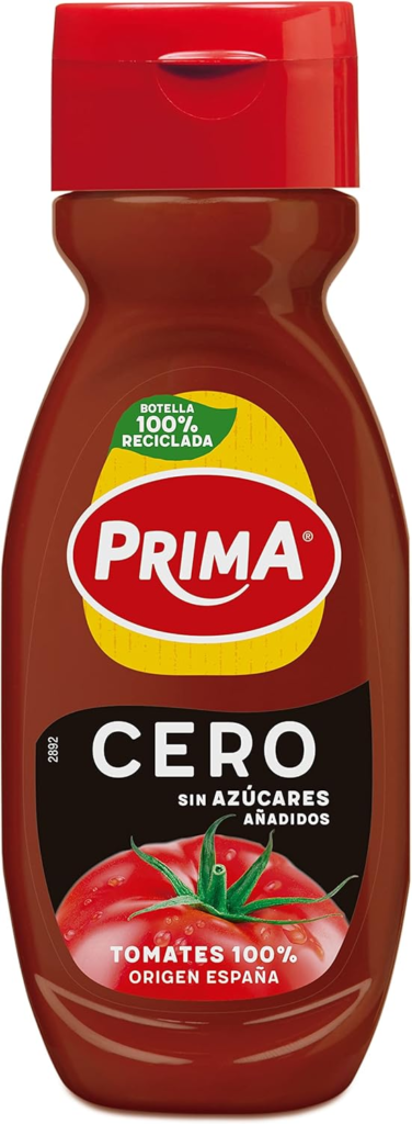 2 x Ketchup Prima Zero sem adição de açúcares 2x265 g (50% desconto 2ª Unidade)