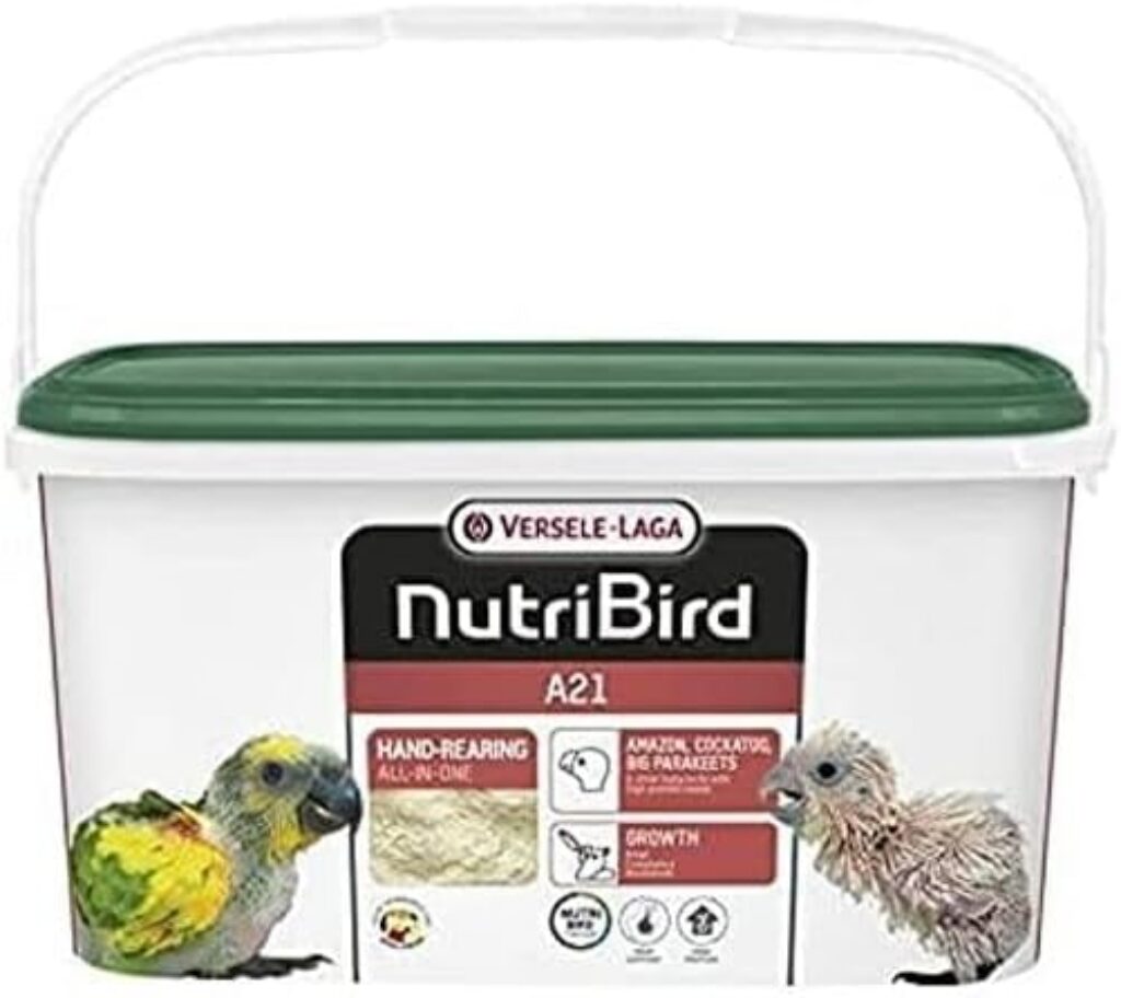 NutriBird A21 Alimento para crias de pássaros criadas à mão rico em proteínas - 3 kg