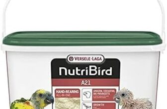 NutriBird A21 Alimento para crias de pássaros criadas à mão rico em proteínas - 3 kg