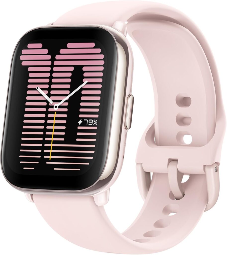 Amazfit Relógio inteligente active, com GPS e Alexa Amazfit Relógio inteligente ativo com treinador de GPS, Zepp Coach