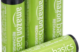 Amazon Basics - Pacote de 4 pilhas recarregáveis AA NiMH, 2000 mAh