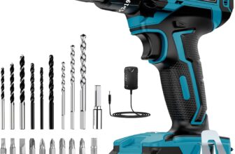 LEEIKOO aparafusadora eletrica a bateria 2,0 Ah, Torque 42 N.m